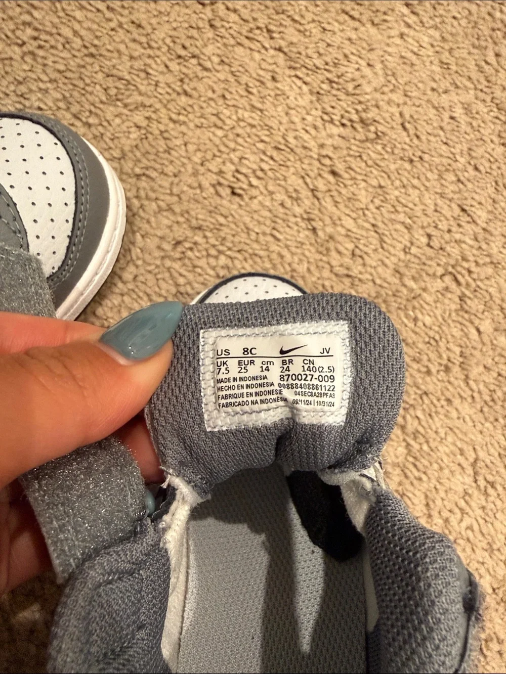 Nike Toddler Court Borough Mid Shoes - 8C